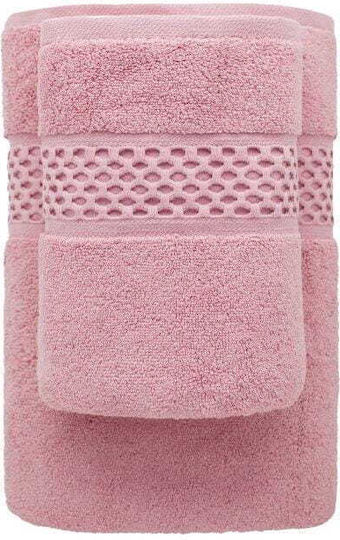 Faro Face Towel 50x90cm Pink Weight 650gsm