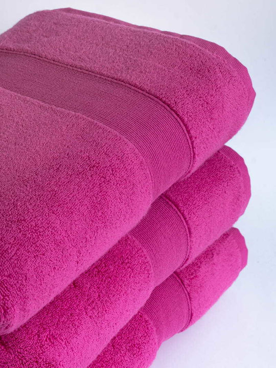 Detexpol Πετσέτα Προσώπου 50x90εκ. Amaranth Βάρους 100gr/m²