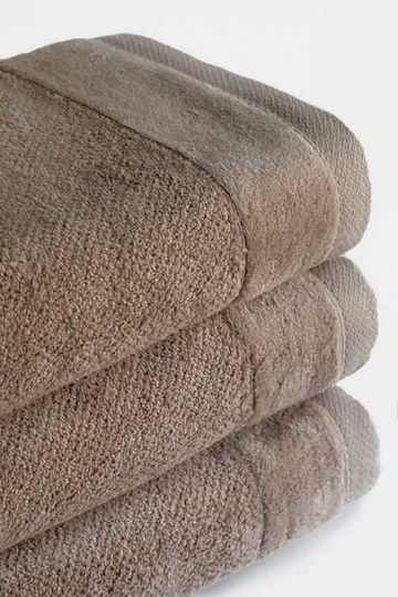 Detexpol Πετσέτα Χεριών 30x50εκ. Beige Taupe Βάρους 550gr/m²