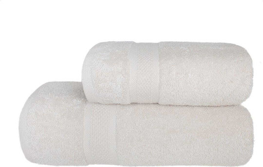 Faro Face Towel 50x90cm Cream Ecru Weight 450gsm