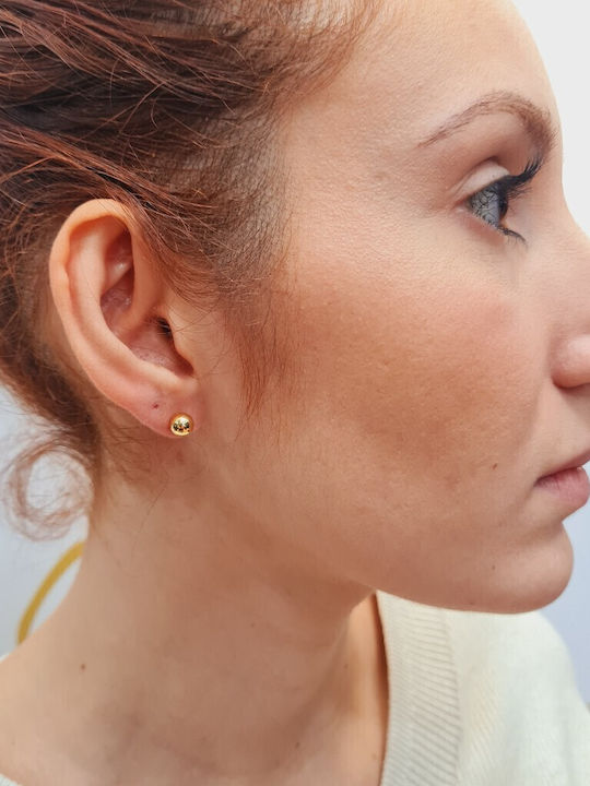 Mentzos Earrings made of Silver Gold Plated
