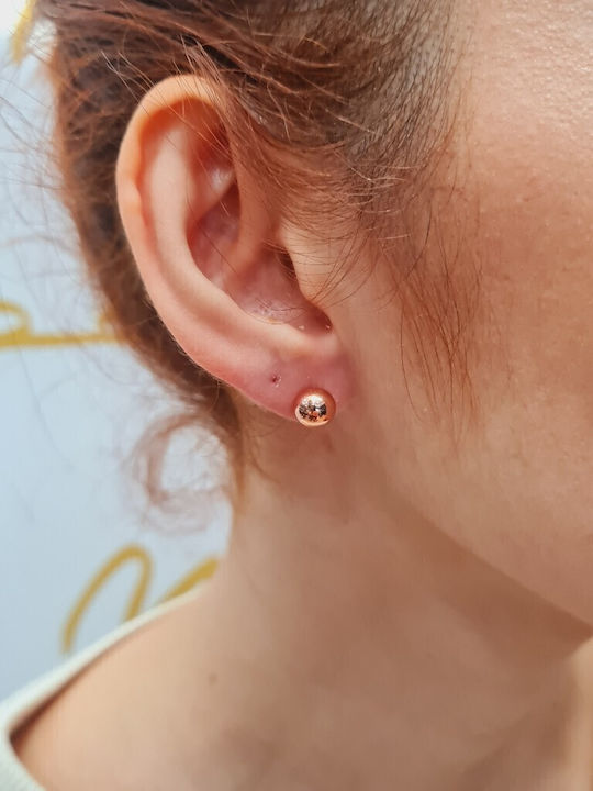 Mentzos Earrings made of Silver Gold Plated