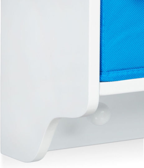 Raft Pentru Copii De Perete Alb 28x61x16cm