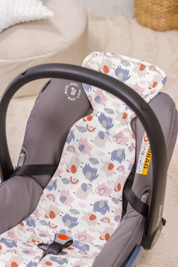 Jukki Breathable Stroller Seat Liner 88cm Pink