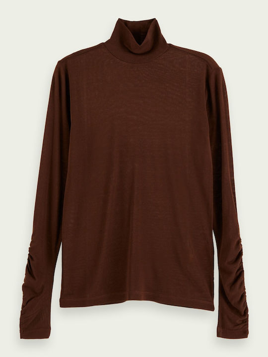 Scotch & Soda Tencel Ζιβαγκο Καφε