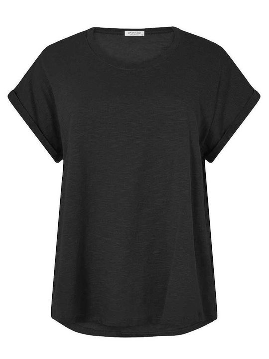 Sleeve Women's Athletic Blouse Black