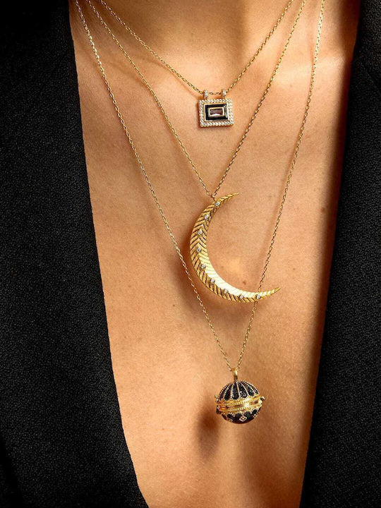 Mya-Bay Earrings made of Silver Gold Plated