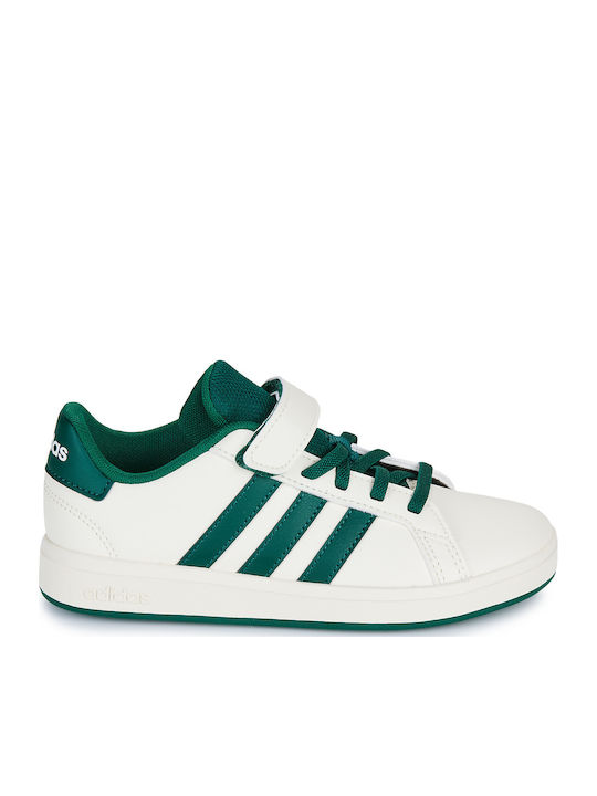 Grand Court 2.0 El C Kids Sneakers with Scratch Beige