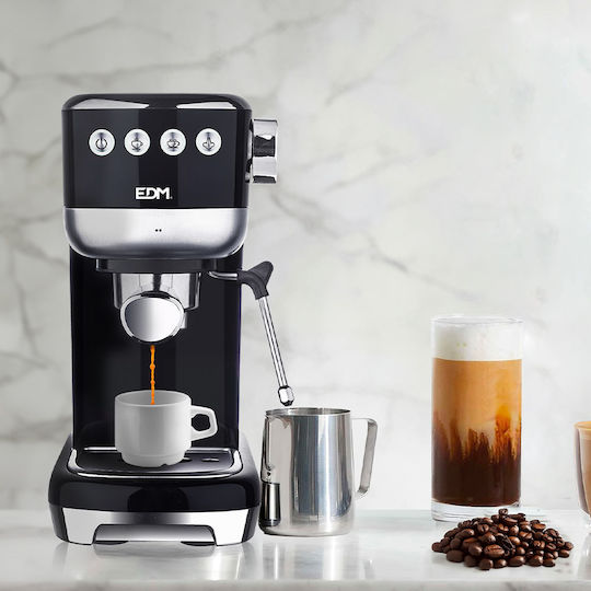 Mașină de Espresso 1350W Presiune 20bar Neagră S7921105