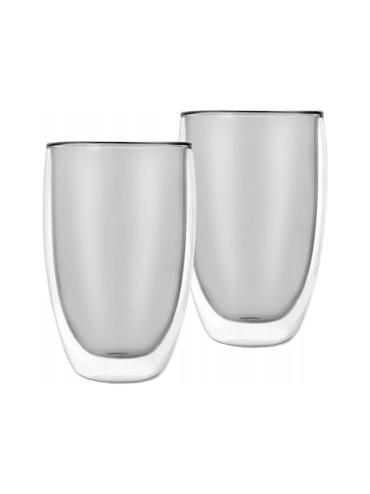 Orion Σετ Ποτήρια Καφέ/Freddo από Γυαλί 460ml 2τμχ
