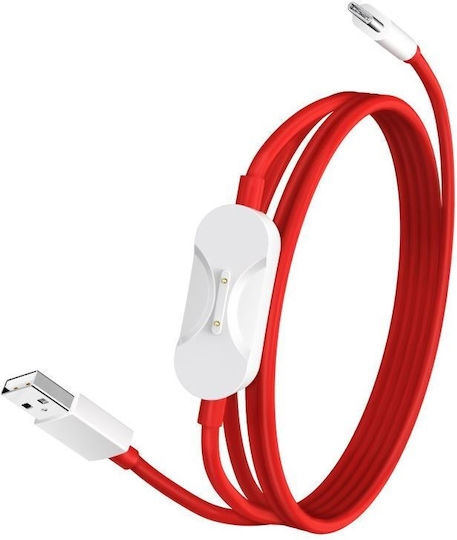 OnePlus Charge USB 2.0 Cable USB-C male - USB-A 67W Κόκκινο 1.2m OP2IN1SPVCABLE