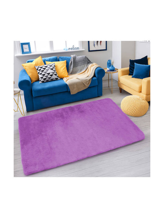 Strado Carpets Αντιολισθητικό Χαλί Ορθογώνιο Shaggy Lavender (purple) 140x200cm