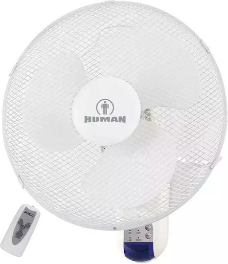 Human FB40R-1 Ανεμιστήρας Τοίχου 50W Διαμέτρου 40.64cm Λευκός