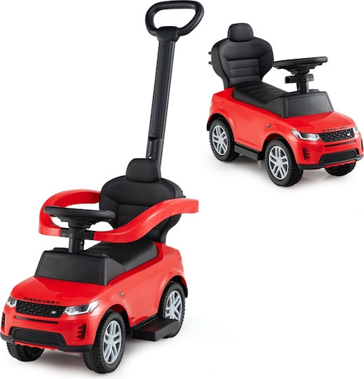 Costway Car Ride On with Parental Handle for 18+ Months Red