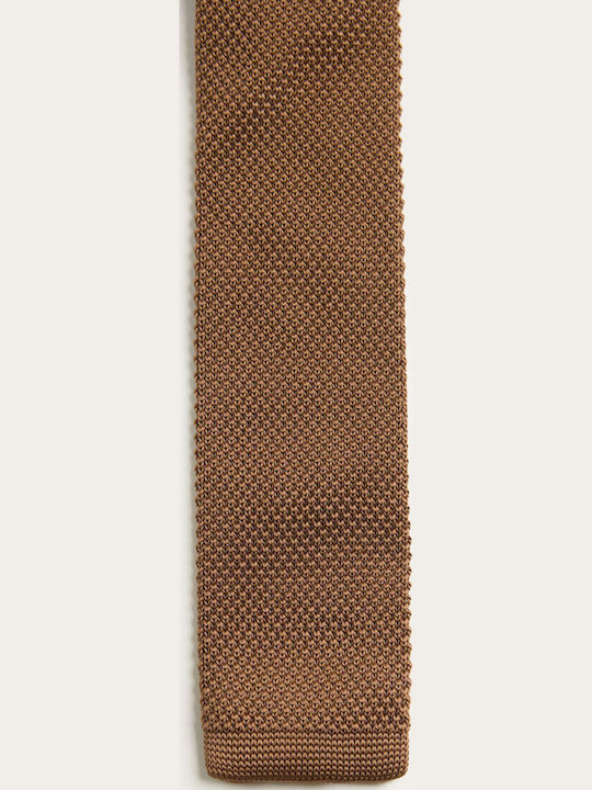 Aristoteli Bitsiani Herren Krawatte Gestrickt in Braun Farbe Aristoteli Bitsiani Herren Krawatte Gestrickt in Braun Farbe