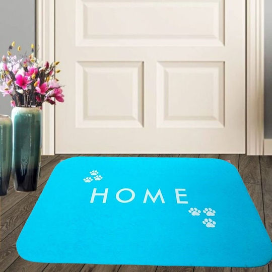 Kotonia Home Covoar de Intrare Turcoaz 55x38cm Turcoaz