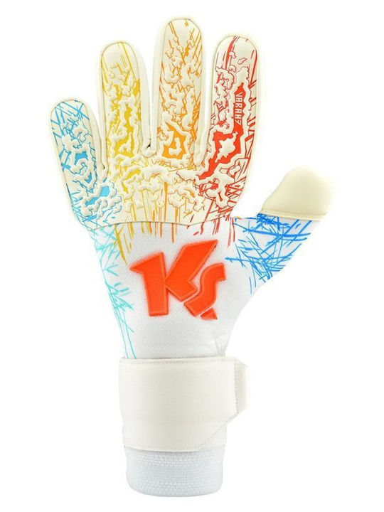 KEEPERsport Varan7 Голмански ръкавици за Възрастни Бели