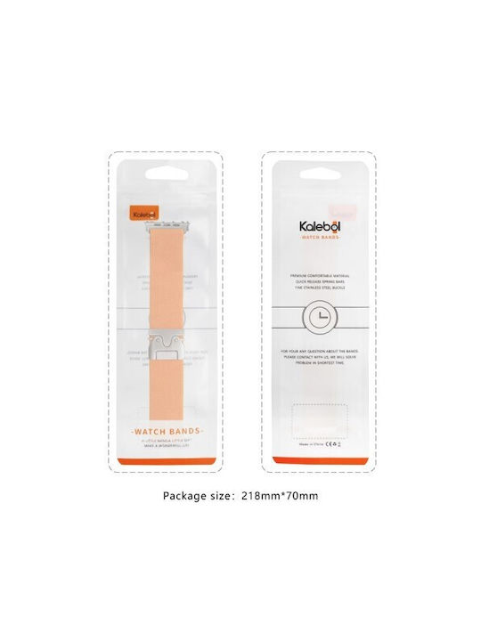 Kalebol Λουράκι Υφασμάτινο Μαύρο (Apple Watch 10, Ultra 2, Ultra 49mm, 9, 8, 7)