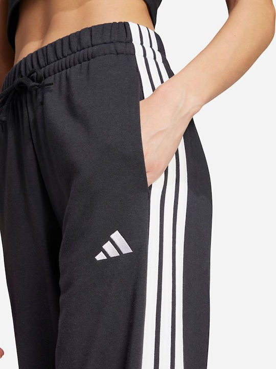 Essentials 3-stripes Долнище на анцуг Черен