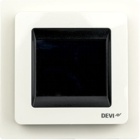 Danfoss DEVIreg Touch Pure White Digital Termostat Spațiu cu Ecran Tactil