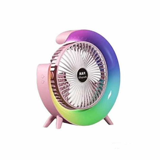 Ventilator De Mână USB Roz