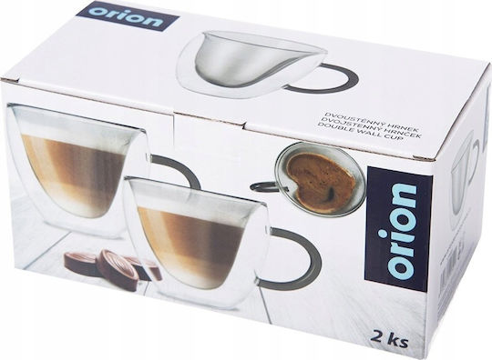 Orion Κούπα Πλαστική Διάφανη 280ml 2τμχ