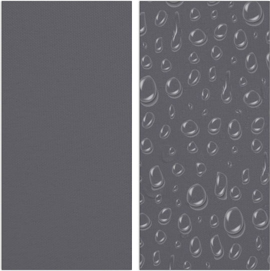 Relaxdays Квадрат Shade Sail Сив с PVC покритие 5x5m 180гр/кв.м