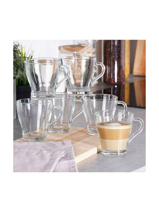 Vilde Mug Glass Transparent 250ml 6pcs