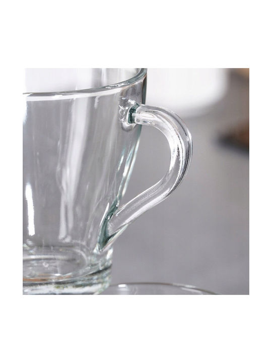 Vilde Mug Glass Transparent 250ml 6pcs