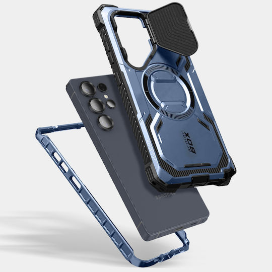 I-blason Калъф Integral Samsung S25 Ultra Удароустойчив Съвместим с Magsafe Син