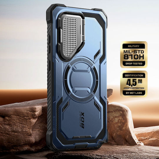 I-blason Калъф Integral Samsung S25 Ultra Удароустойчив Съвместим с Magsafe Син