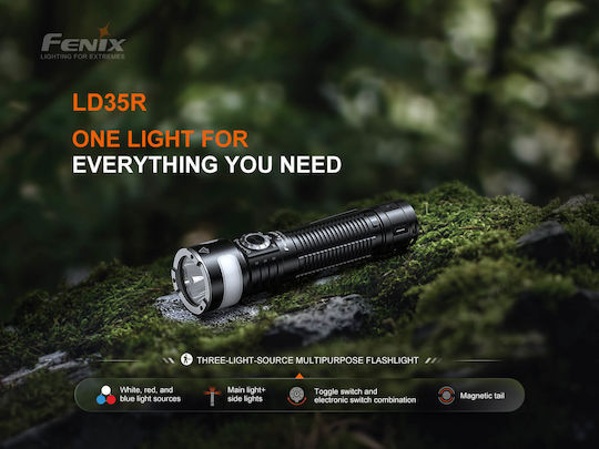 Fenix Rechargeable LED Flash Light with Maximum Brightness 1800lm