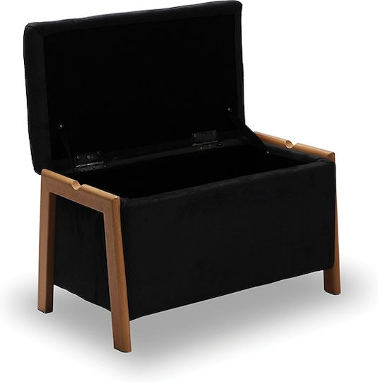 Σκαμπό Σαλονιού με Αποθηκευτικό Χώρο Dali Black 75x42x44εκ. Σκαμπό Σαλονιού με Αποθηκευτικό Χώρο Dali Black 75x42x44εκ.