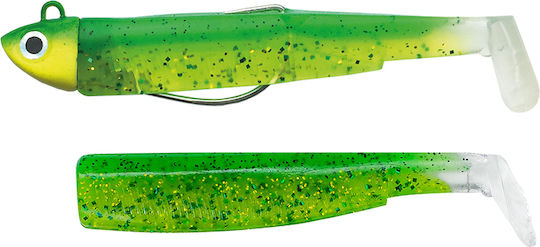 Fiiish Black Minnow Combo Shore Artificial Bait No3 12cm/12g White Red