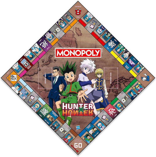 Настолна игра Monopoly - Hunter x Hunter за 2-6 играчи 12+ години (EN) Winning Moves