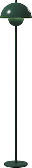 HomCom Floor Lamp H155xW30cm. with Socket for Bulb E27 Green