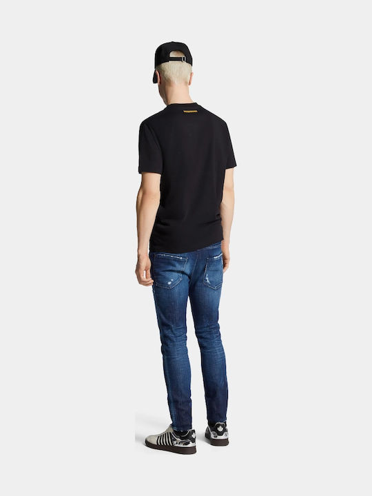 Dsquared2 Skater Men's Jeans Pants Elastic Blue