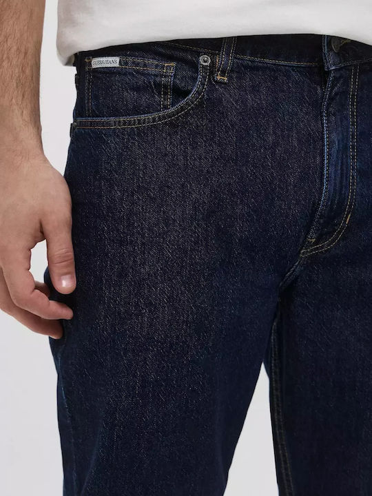 Men's Jeans Pants with Relaxed Tapered Fit Blue