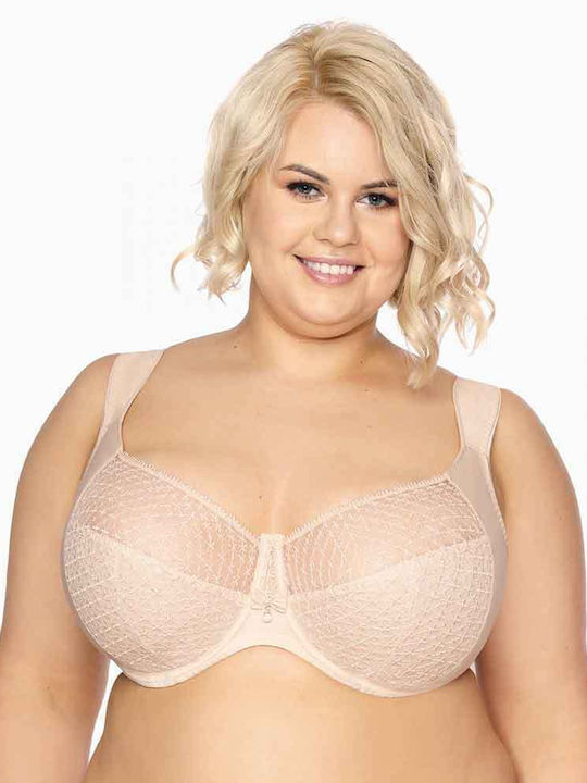 Samira Maxi Beige Сутиен без подложка с Банели