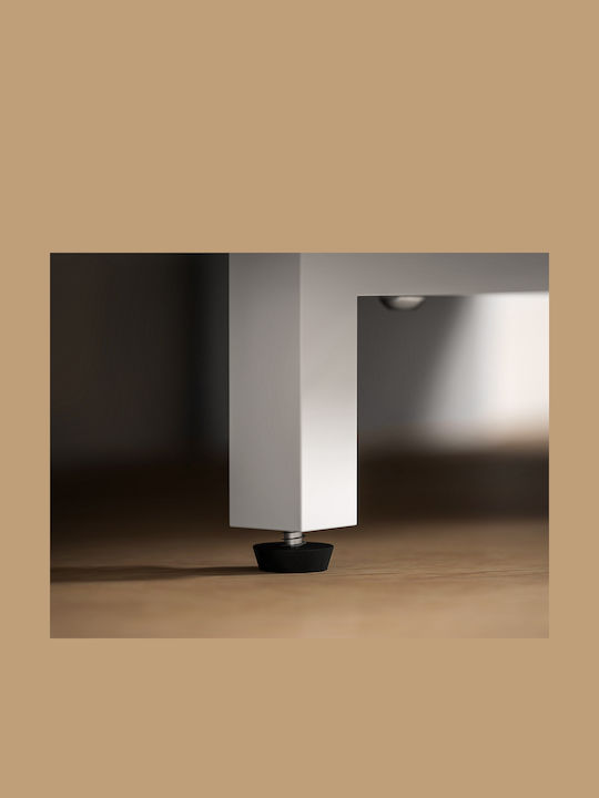TV-Ständer Weißes Holz M110xT36xH45cm