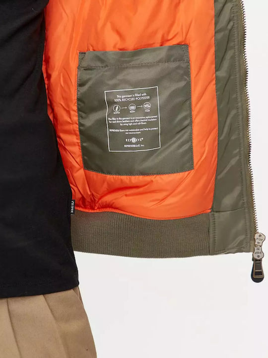 Jacket Bomber Waterproof Khaki