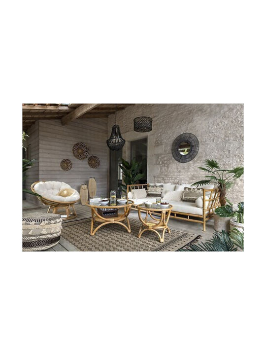 Atmosphera Φαναράκι Bamboo Μπεζ 27x27x27εκ. Atmosphera Φαναράκι Bamboo Μπεζ 27x27x27εκ.