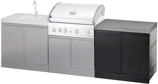 Grandhall Außenküchenmodul Arbeitsplatten Stauraum Grandhall K01000292w