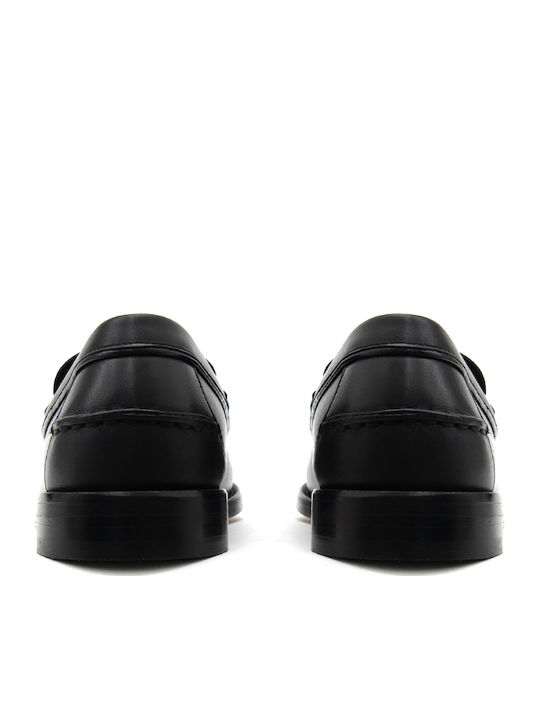 Men's Leather Loafers Black