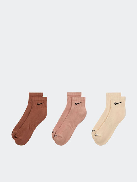 Nike Everyday Plus Cushioned Training Ankle Socks Running Socks Multicolour 1 Pair