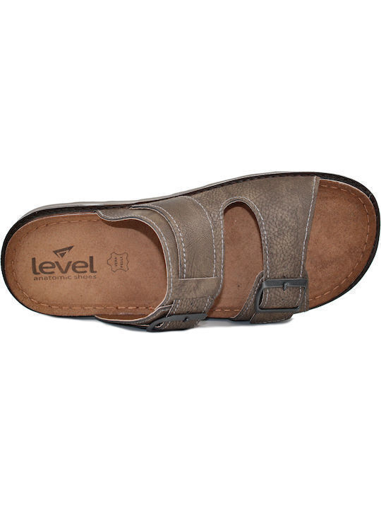 Herrensandalen in Braun Farbe