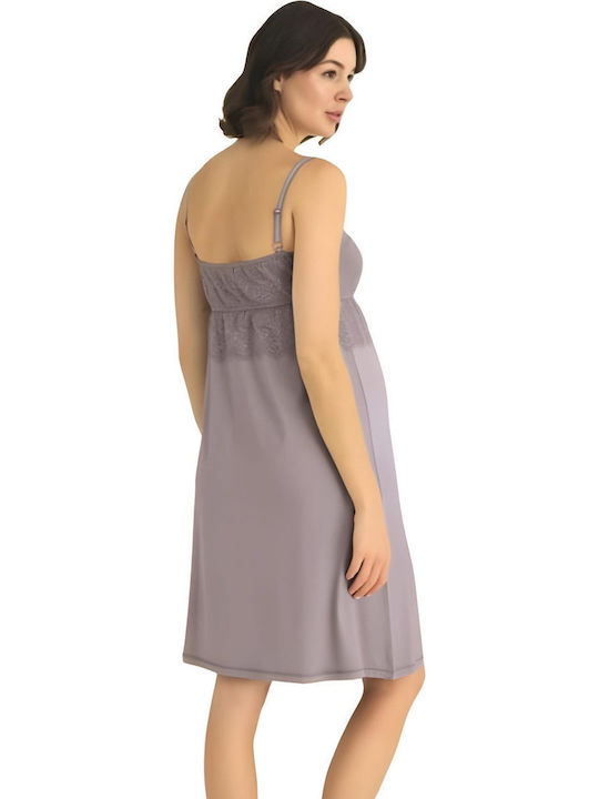 Angel's Secret Robe Maternity & Nursing in Lilac color