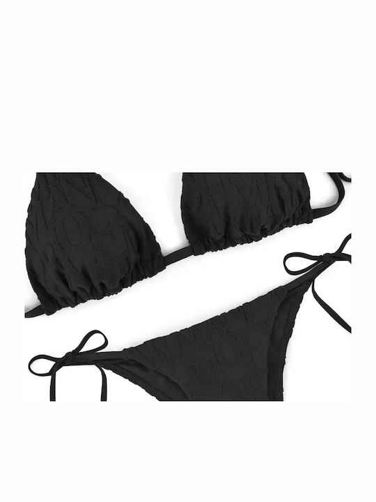 Set Bikini Τριγωνάκι Μαυρο