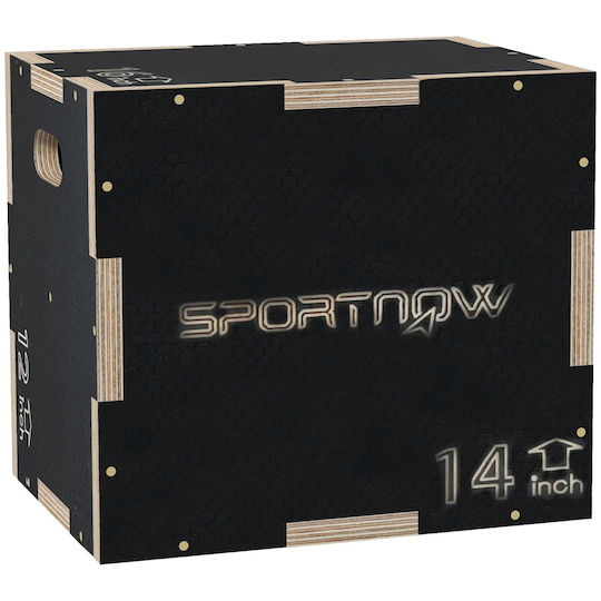 Sportnow A93-055V00BK Πλειομετρικό Κουτί Ξύλινο