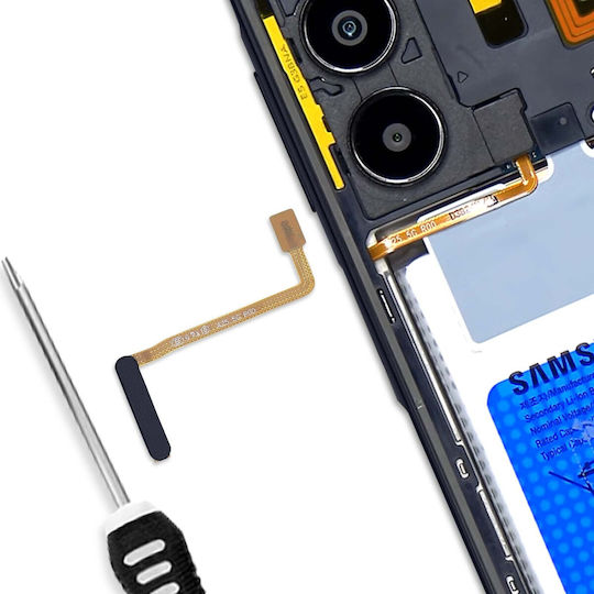 Relife Power Button Tischdecke Samsung Galaxy A25 5G Schwarz